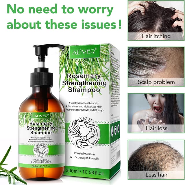 Detalle de Olio Essenziale di Rosmarino e Shampoo al Rosmarino 100% Puro Biologico per la crescita dei capelli