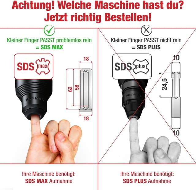 Thumbnail 1 de SCHWABENBACH Set Scalpelli SDS Max 400 mm 4 pezzi