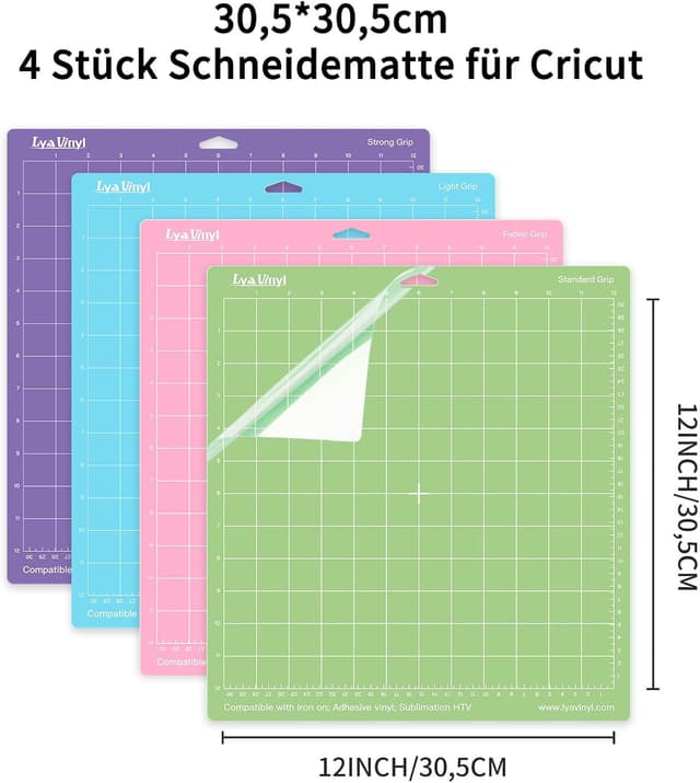 Thumbnail 1 de Lya Vinyl Schneidematte 30,5×30,5 cm – 4er Set