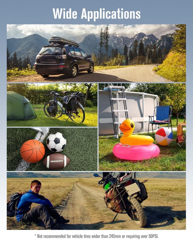 Thumbnail 5 de AVID POWER Tire Inflator 20V Portable Air Compressor