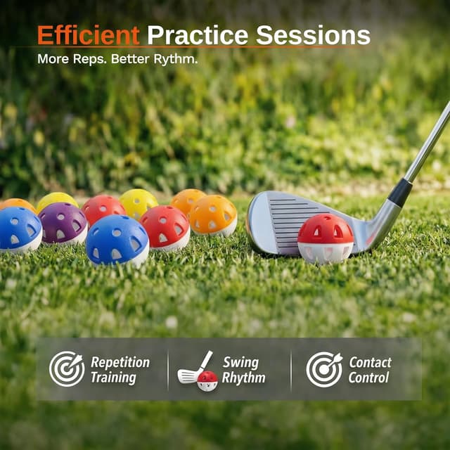 Detalle 2 de Full Choice practice golf balls, 20 pack