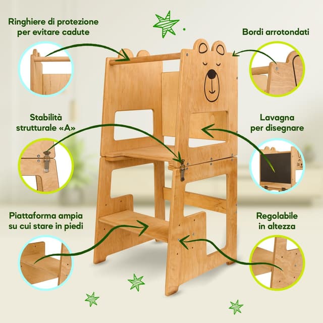Thumbnail 1 de KAUZA Torre Montessoriana 3-in-1 40 kg