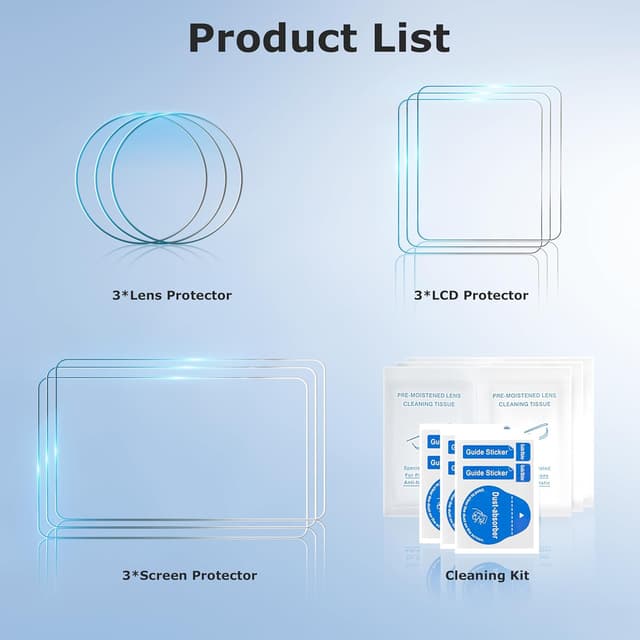 Thumbnail 6 de STARTRC PHOTO 9Pcs screen protector for DJI Osmo Action 6