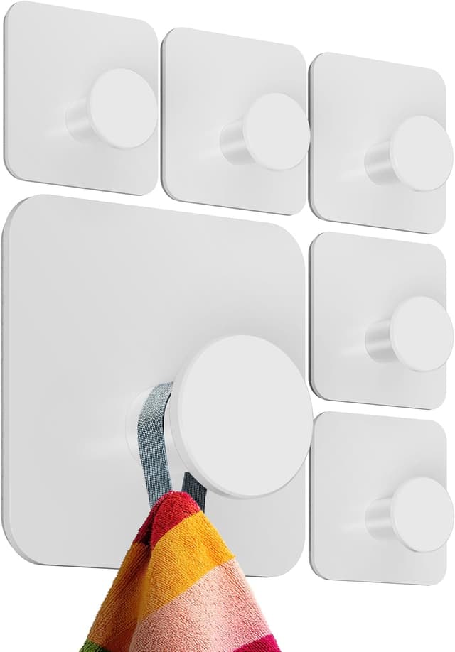 Thumbnail 6 de 4smile Handtuchhalter 6er Set, selbstklebend schwarz