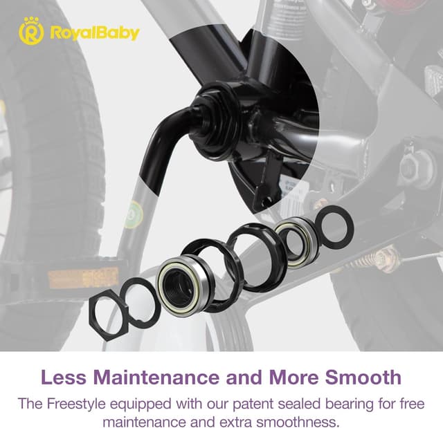 Thumbnail 4 de RoyalBaby EZ Balance to Pedal Kids Bike 12"