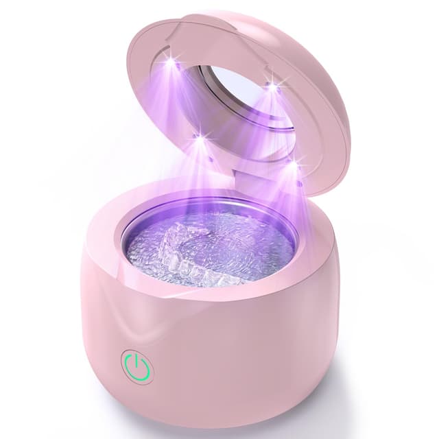 Detalle de CXRUY Ultrasonic Retainer Cleaner for Dentures, Braces, Aligners 🪥