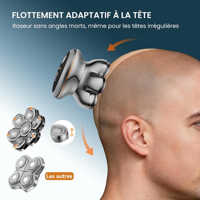 Thumbnail 5 de MAXGROOM 2026 Pro Rasoir crâne 140 min