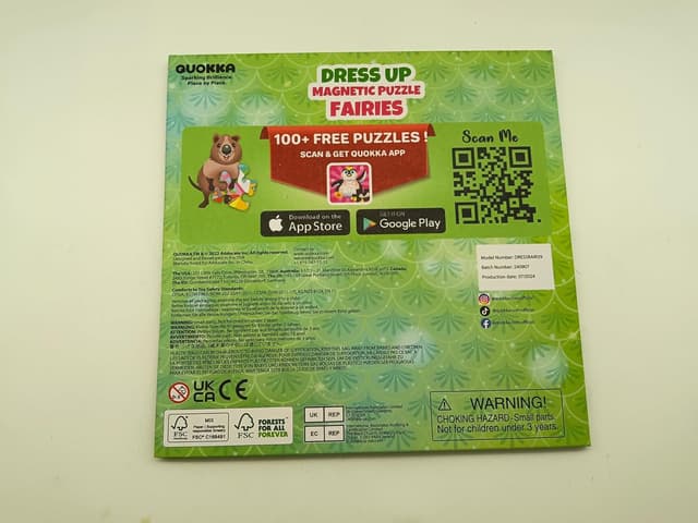 Thumbnail 3 de Quokka Bambole magnetiche da vestire 39 pezzi per bimba 2–5 anni