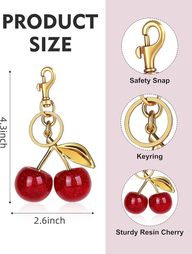 Thumbnail 2 de OVRUNS Cherry Bag Charm