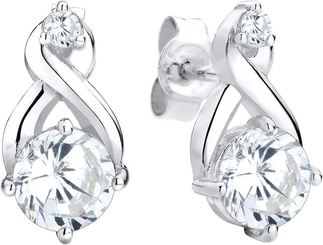 Detalle de Elli Ohrringe Infinity Zirkonia 925 đ