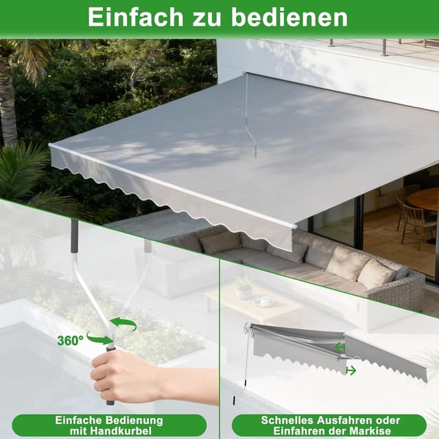 Thumbnail 2 de ACXIN Tenda da sole in alluminio 4 m x 3 m