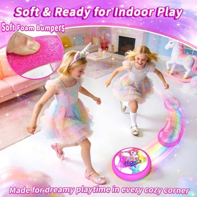 Thumbnail 5 de Hover Football Lighted Unicorn for Girls 3–12