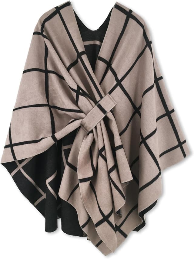 Detalle de Moss Rose Women's Shawl Wrap Poncho Cardigan