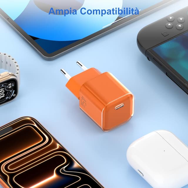 Detalle 2 de YISH 45W Caricatore USB C GaN 45W