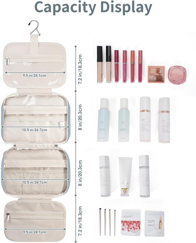 Detalle de Narwey Kulturtasche mit 26 x 20,3 cm