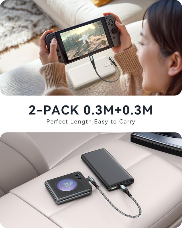 Thumbnail 6 de ZKAPOR USB C to USB C Cable 30cm