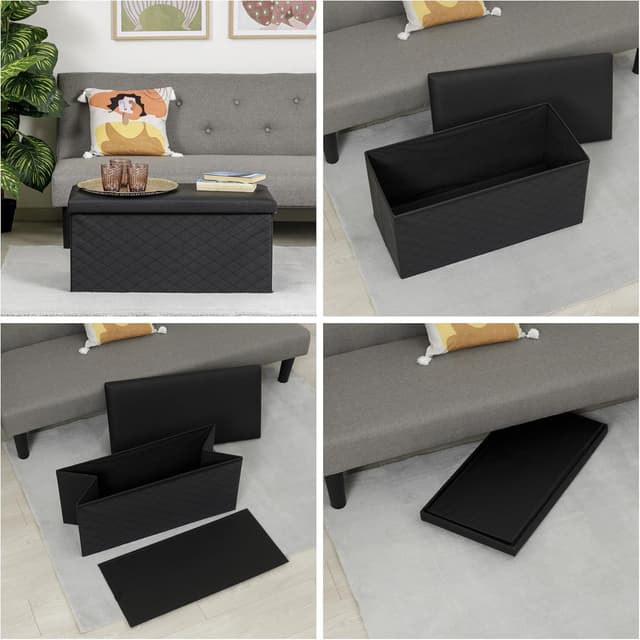 Thumbnail 5 de Baroni Home Cassapanca Pieghevole 76x38x38 cm