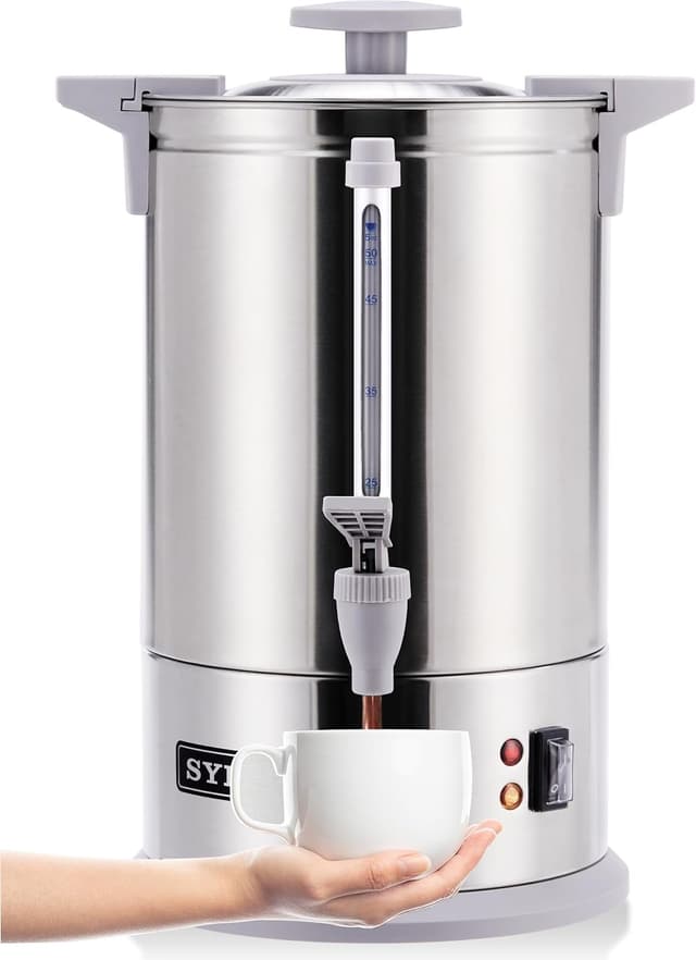 Imagen de SYBO 50-Cup stainless percolator coffee urn en OfertitasTOP