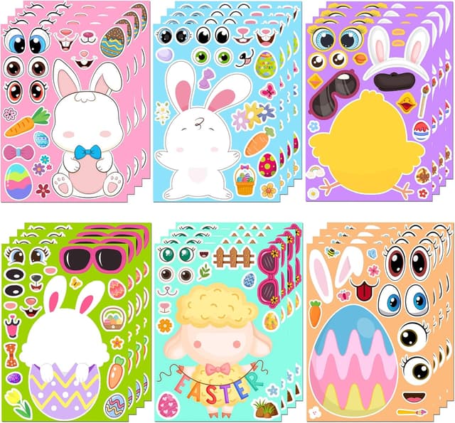 Imagen de Easter Stickers DIY 24 Sheets en OfertitasTOP