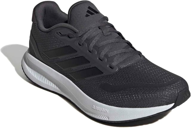 Detalle 2 de adidas Men’s Runfalcon 5 Running Shoes (Grey Six/Core Black/Cloud White) – classic fit