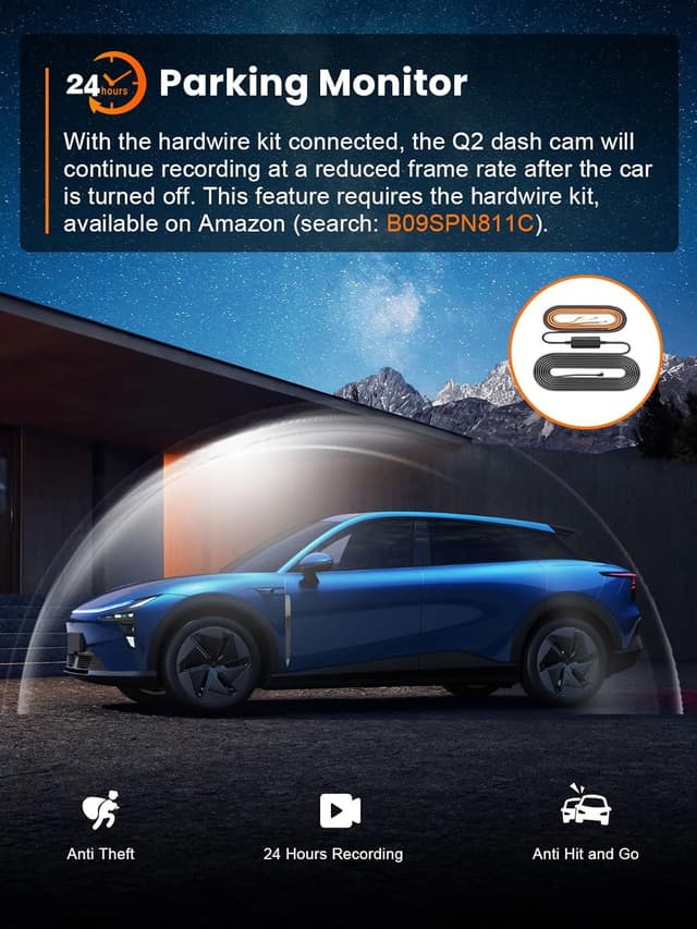 Thumbnail 6 de Galphi 4K Dash Cam Front