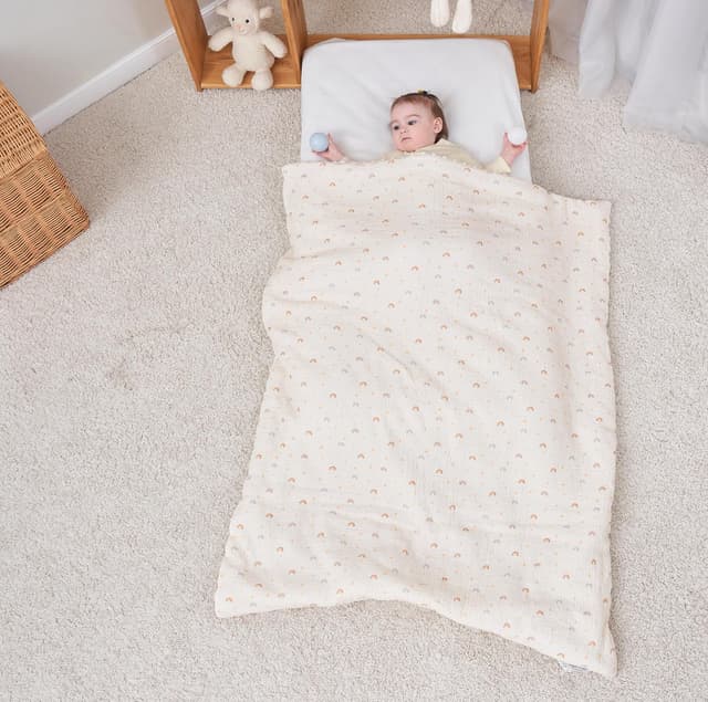 Thumbnail 4 de SUPERBE BEBE Manta Minky y Muselina 100x135 cm 🍼
