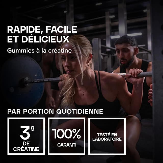 Detalle de Bulk Gummies créatine 60 gommes 🍬