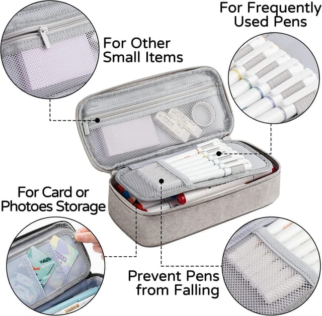 Detalle 2 de WEMATE Federmäppchen 9x4,3x2,4in