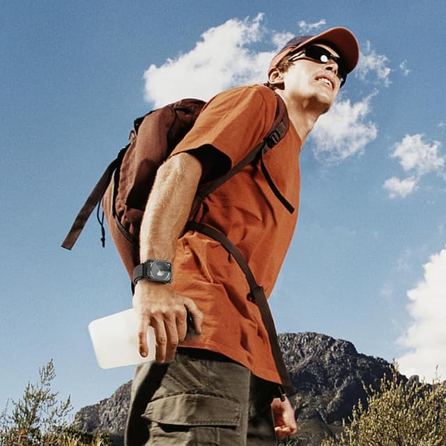 Detalle de Runostrich Nylon Sport Strap (Solo Loop) for Apple Watch 49mm–38mm – Adjustable 2 Pack