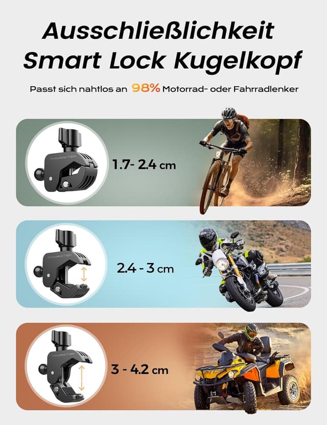 Thumbnail 5 de Handyhalterung 2025 Upgrade für Lenker