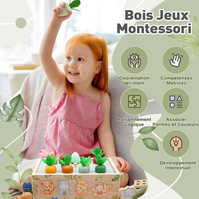 Thumbnail 1 de Almaxi Jouet Enfant 9 en 1 Montessori