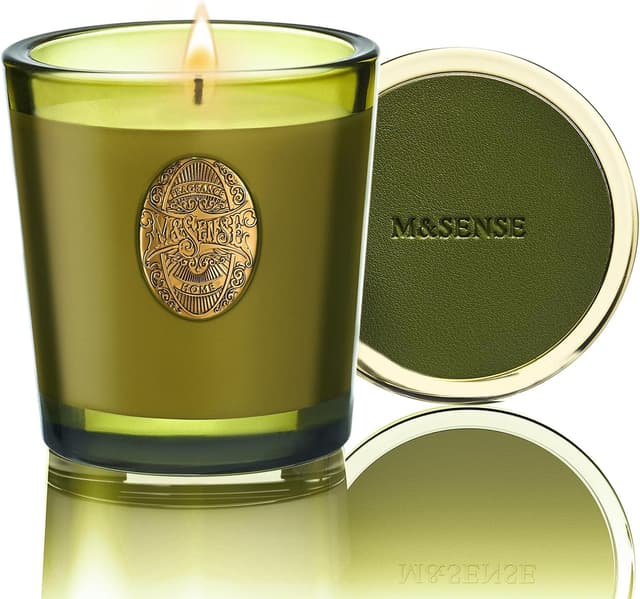Detalle de M&SENSE Sandalwood Jasmin Scented Candle 260g