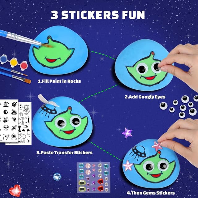 Thumbnail 1 de EPUMP Steine Bemalen Set 10 Stück 🖌