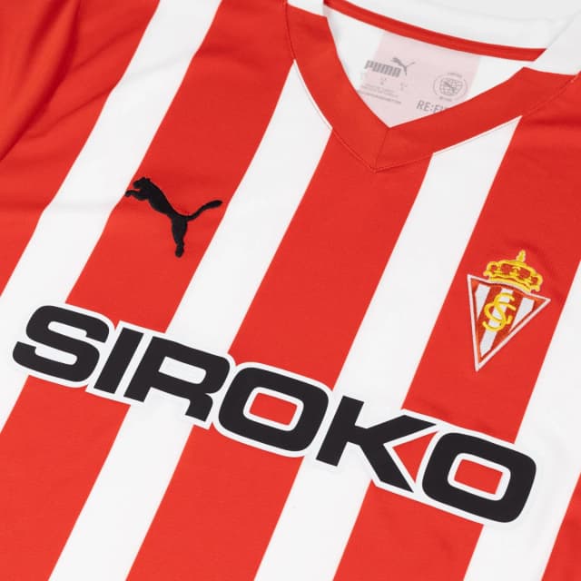 Thumbnail 2 de Puma Camiseta fútbol Niño Oficial Real Sporting 2024-25