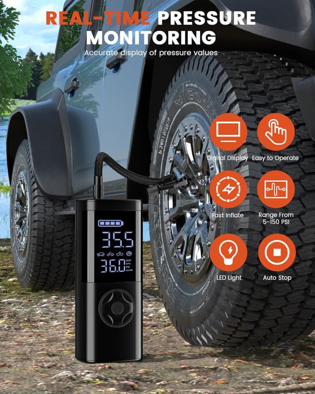 Detalle 2 de TEMOLA Compressore Aria Portatile 150PSI