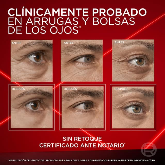 Thumbnail 5 de L'Oréal Paris Revitalift Laser Borrador de Bolsas Instantáneo. Deshincha y Alisa Bolsa de los Ojos en 15 minutos*. Corrector de Ojos. Mirada Firme y Rejuvenecida. Contorno de Ojos Hombre y Mujer.15ml