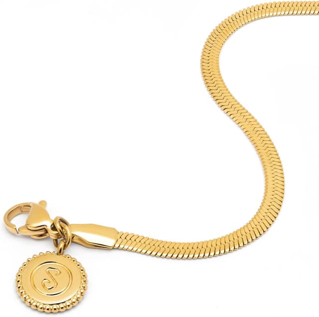 Thumbnail 2 de SINGULARU Lisse S 16 cm pulsera de acero bañada oro