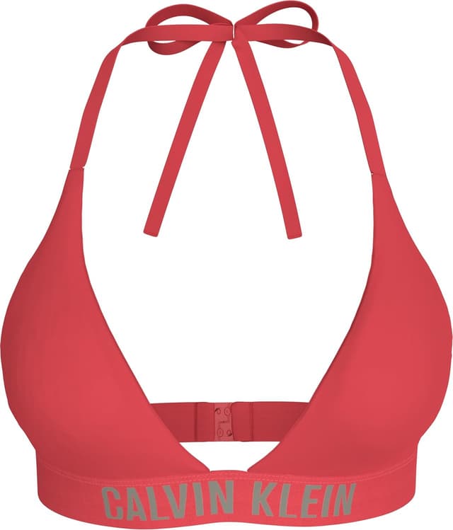 Detalle de Calvin Klein Halter Triangle LV00Q61222 top da bagno donna (pacco da 1)