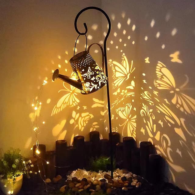 Detalle 1 de Watering Can Light Solar LED Outdoor Clover Shower Light (IP65 Waterproof, bracket included)