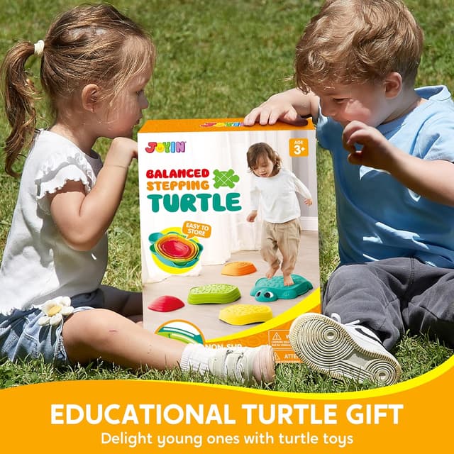 Thumbnail 6 de JOYIN Turtle Balance Stepping Stones for Kids
