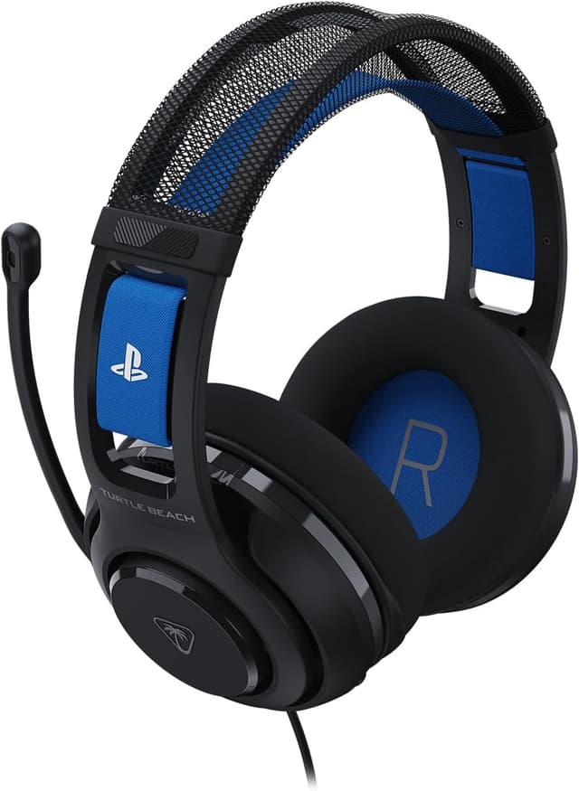 Detalle de Turtle Beach Atlas 200 Noir (PlayStation) : casque gaming à arceau flottant et 3D Audio pour PS5/PS4