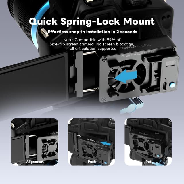 Detalle 2 de DFCINE iCEMAN-FZ100 raffreddamento camera 116,7 g