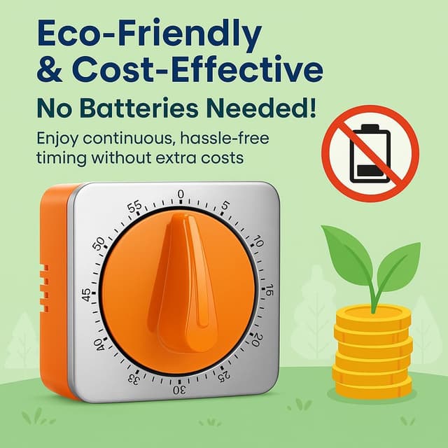 Detalle 2 de Minuteur mécanique cuisine 85 dB