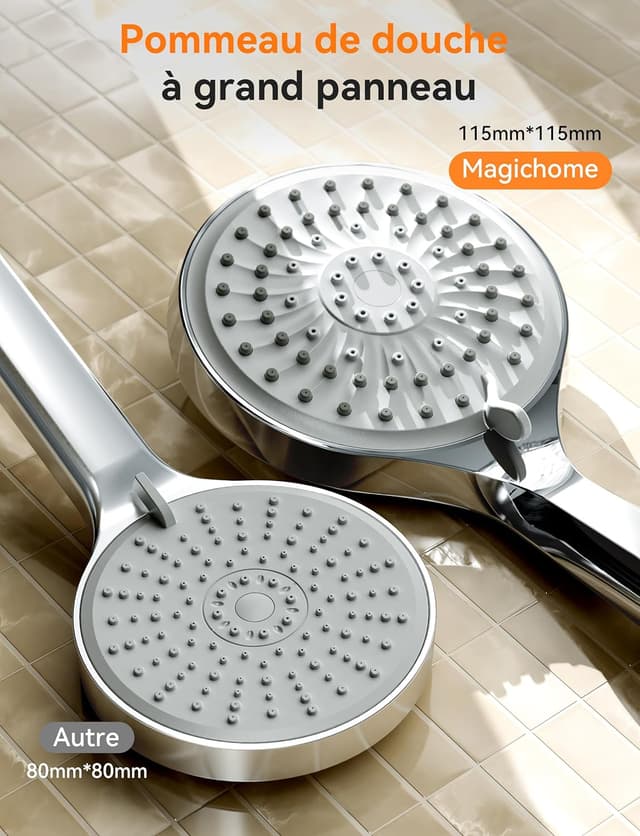 Thumbnail 4 de Magichome Pommeau de douche haute pression