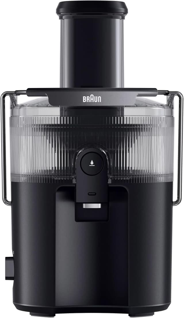 Detalle de Braun MultiJuice 5 SJ5000 spremiagrumi centrifuga con tecnologia ColdXtract, contenitore 1,5 L e sistema antigoccia