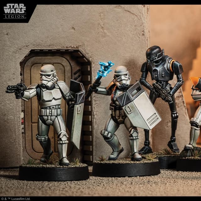 Detalle de Star Wars: Legion – Imperial Riot Control Squad (Extension d’unité) Atomic Mass Games