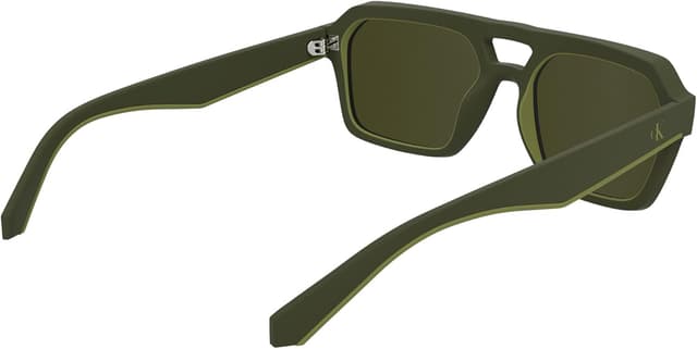 Detalle de Lunettes Calvin Klein Jeans modèle C en monture double pont matte khaki (RXable)