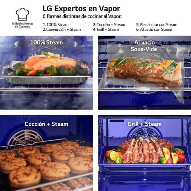 Thumbnail 5 de Horno LG Instaview multifunción con vapor y freidora 🍽