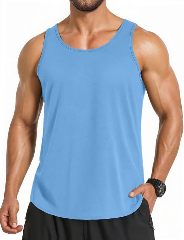 Thumbnail 6 de COOFANDY Men’s 3-Pack Quick-Dry Workout Tank Top (Gym Muscle Tee)