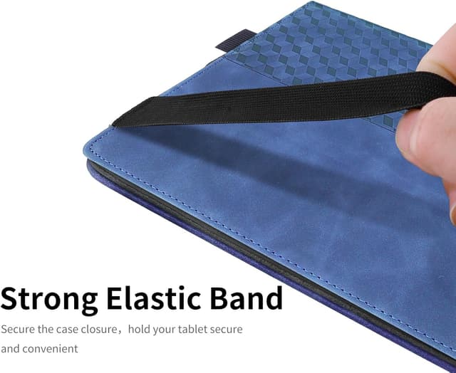 Detalle de CXTCASE Hülle für Huawei MediaPad M5 lite 10.1 (2018) – Multi-Winkel Folio Flip Smart Cover in Blau